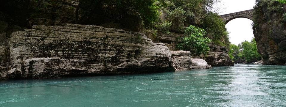 Oluk Bridge ( Roman Period ) in Antalya, Turkey