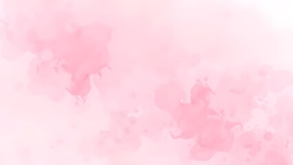 A soft pink abstract watercolor background evokes the light, airy texture of a summer sky