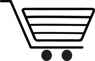 Shopping trolley icon 