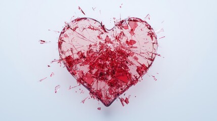 Broken Heart Splash Design