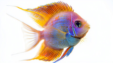 tropical fish isolated on white