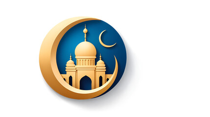 Fototapeta premium 3d Ramadan mosque 