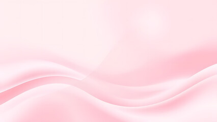 Soft pink silk waves flow in an elegant abstract design