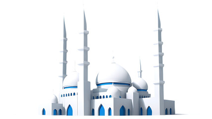 3D rendered ramadan mosque design