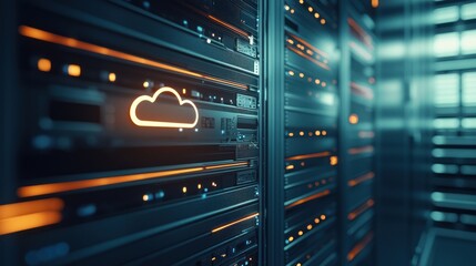 Cloud backup services displayed on a desktop computer with syncing data.