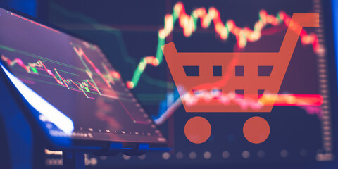 Dynamic market analytics: real-time trading and visualization of financial charts