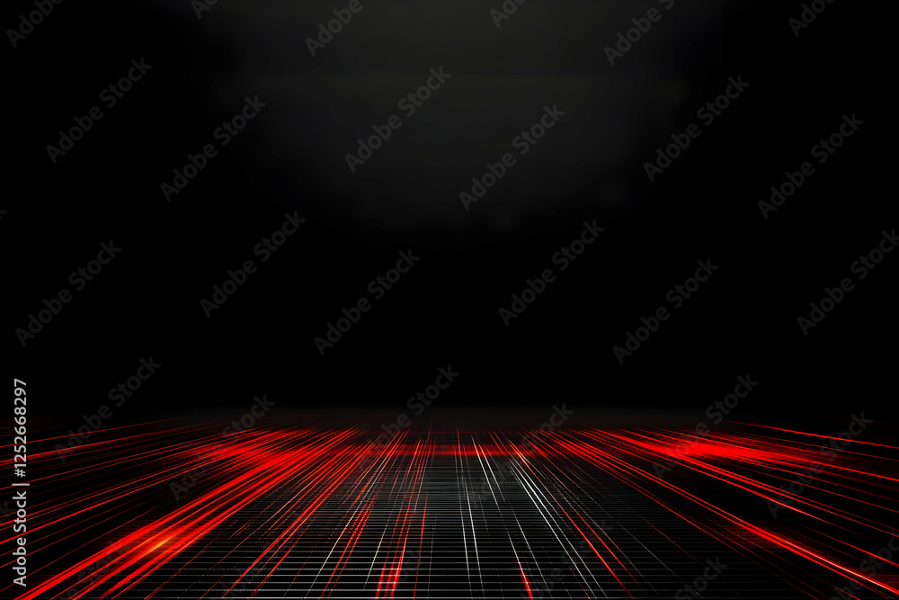 Aufkleber red speed lines abstract background