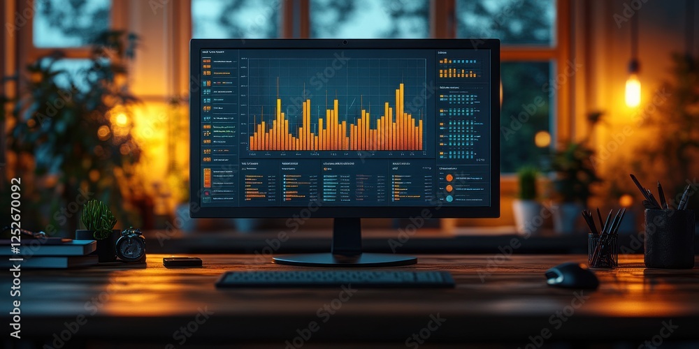 Poster nightly data analysis: illuminating business insights on desktop