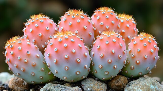 Cluster of Tephrocactus Articulatus var. Papyracanthus, Nature's Spiky Jewels