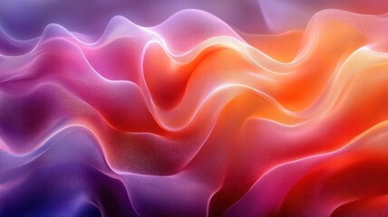 Obraz premium Vibrant Abstract Waves of Color in Fluid Motion and Design