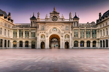 Obraz premium Grand Palace Architecture Illustration
