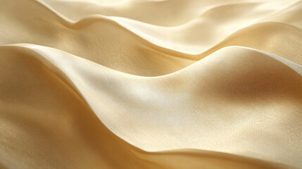 Obraz premium Shimmering Golden Fabric Texture, Abstract Satin Cloth