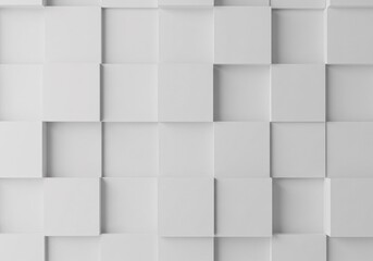 Obraz premium White cubes background
