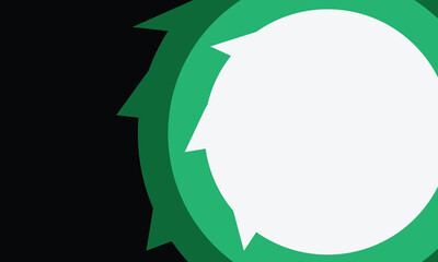 abstract green arrow circle background design illustration freespace suitable to your business
