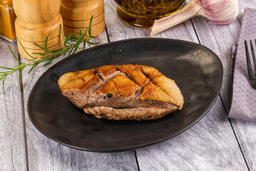 Delicous roasted duck breast fillet