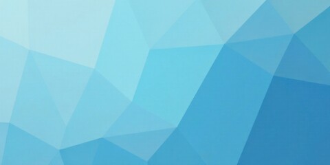 Fototapeta premium Abstract Low Polygonal Background with Shades of Blue A Serene and Calming Design for Digital Projects