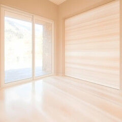 Fototapeta premium Empty Room Interior Design Illustration
