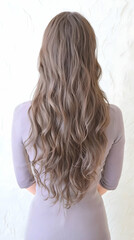 Wavy Brown Hair Photo