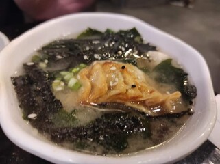 fish and seaweed soup