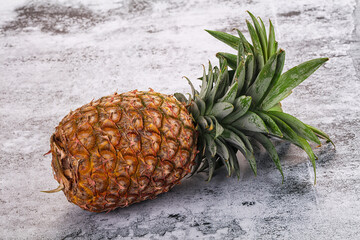 Ripe sweet juicy pineapple fruit