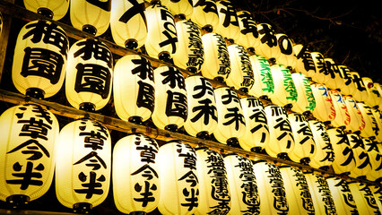 Warm Japanese Lanterns at Senso-ji