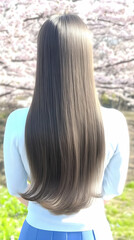 Long Brown Hair Illustration