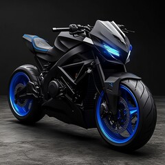 heavy bike. generative ai