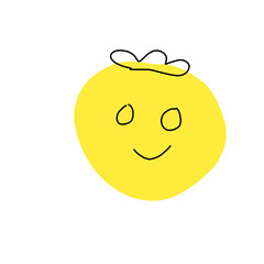 cartoon character face icon