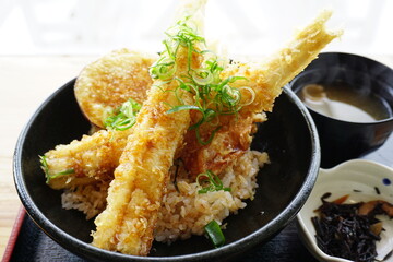 あなご天ぷら丼　和食