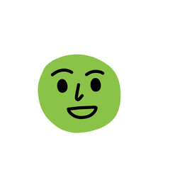 cartoon character face icon