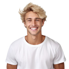 portrait of a handsome young man