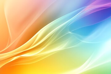 Vibrant Rainbow Abstract Art Background Image