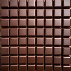 Naklejka premium This close-up image features various dark chocolate blocks on a rustic wooden surface, highlighting their rich textures and inviting shade variations.