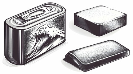 Ocean Wave Illustration Can Design