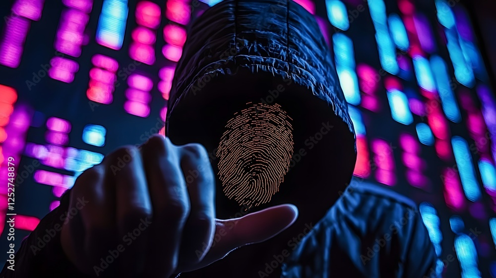 Poster mysterious digital fingerprint uncovered in the shadows of cybercrime a chilling glimpse into the si