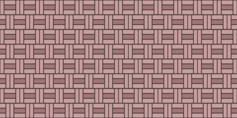 Abstract Geometric Pattern: Interwoven Lines in Dusty Rose and Mauve