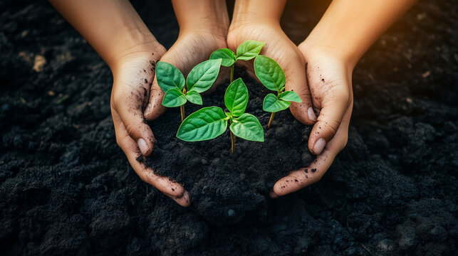 an image that sums up social and sustainable impact globally . Ai generated images.