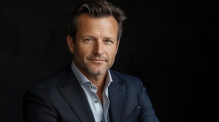 portrait of a handsome man