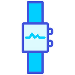 Medical Watch Color Icon