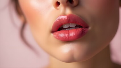 Blurry Popsicle-Stained Lips – Soft-Focus Gradient Lip Trend