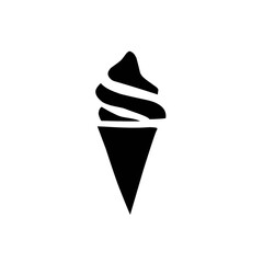 ice cream silhouette