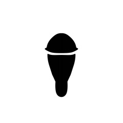 ice cream silhouette