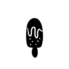 ice cream silhouette