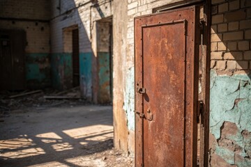 Rust-Colored Decay: Urban Exploration Photography - Hurry! Abandoned Building Textures