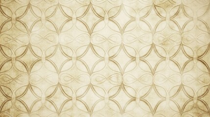 Vintage patterned textured background with elegant seamless circle and bow shapes