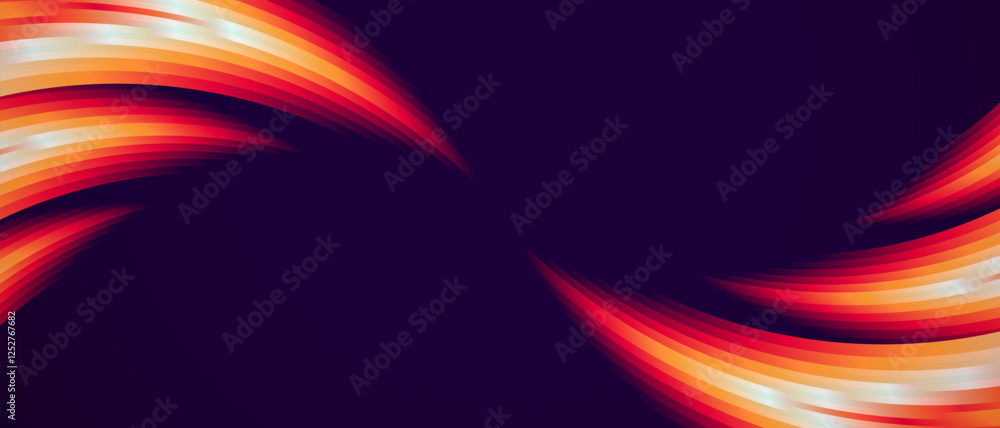 Poster fire gradient vector abstract background