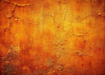 Amber Grunge Wall Texture: Minimalist Orange Monochrome Wallpaper Background