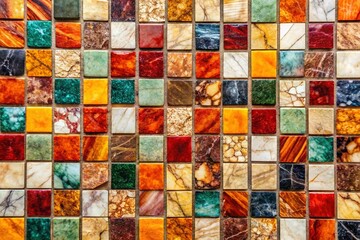 High-Resolution Marblestone Mosaic Texture: Detailed Documentary Photography