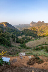 landscape in the mountains
