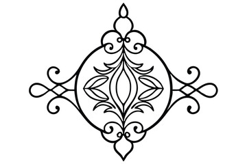 abstract floral ornament